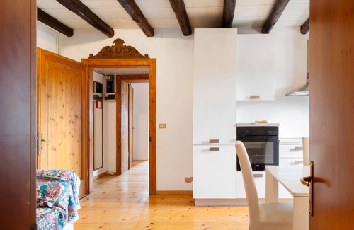 Santa Giustina Apartamento | Apartamento 'Bivai - Chardonnay' con piscina compartida, jardín compartido y Wi-Fi
