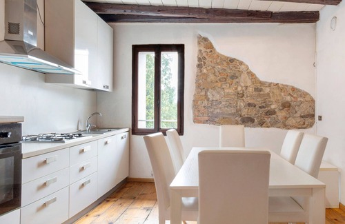 Santa Giustina Apartamento | Apartamento 'Bivai - Chardonnay' con piscina compartida, jardín compartido y Wi-Fi