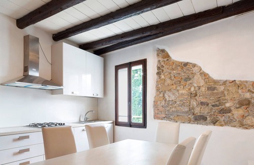Santa Giustina Apartamento | Apartamento 'Bivai - Chardonnay' con piscina compartida, jardín compartido y Wi-Fi