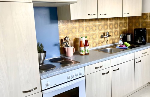 Ueberlingen Apartamento | Apartamento 'Bodenseeglück' con vistas al lago, terraza privada y Wi-Fi