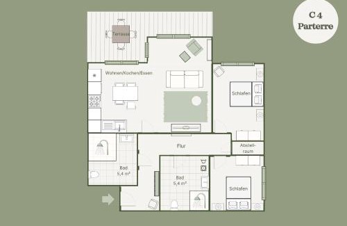 Zirchow Apartamento | Apartment C 4 "Pine Hill Resort"