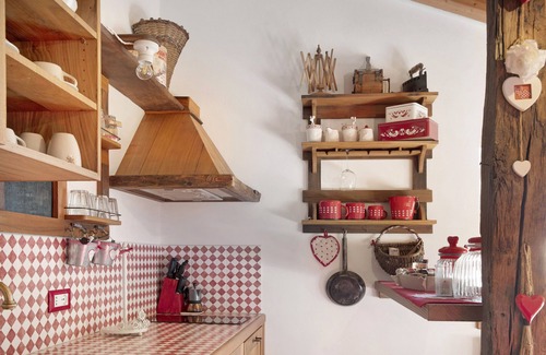 Teglio Apartamento | Apartamento "Ca' La Vedescia Mansarda Beli Miri" con vistas a la montaña, terraza y Wi-Fi