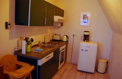 Warnemuende Apartamento | Apartamento con terraza en el antiguo arroyo