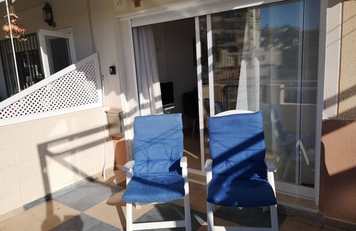 Coveta Fuma Apartamento | Apartamento "CALA MERCED 11 gran terraza 100" Cerca de la playa con piscina comunitaria