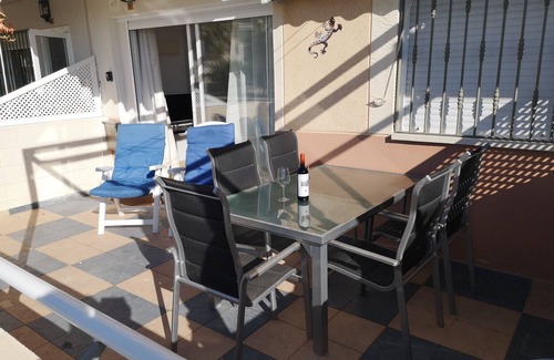 Coveta Fuma Apartamento | Apartamento "CALA MERCED 11 gran terraza 100" Cerca de la playa con piscina comunitaria