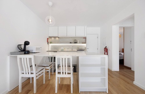 Baiona Apartamento | Apartamento 'Casa Da Praia' con vistas al mar, Wi-Fi y aire acondicionado