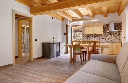 Ville del Monte Apartamento | Apartamento 'Casa Al Mulino 1' con vistas a la montaña, jardín compartido y Wi-Fi