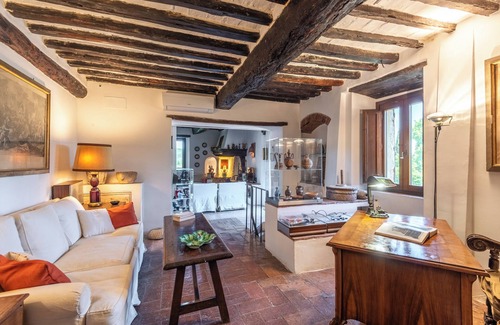 Murlo Apartamento | Apartamento 'Casa Gialla A Murlo' con piscina compartida, Wi-Fi y aire acondicionado