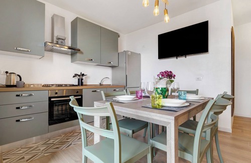 San Zeno di Montagna Apartamento | Apartamento 'Casa Mia' con vistas a la montaña, jardín privado y Wi-Fi