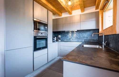 Les Saisies Apartamento | Apartamento 'Chalet B - o Saisies' con vistas a la montaña, balcón y Wi-Fi