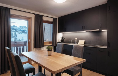 Badia Apartamento | Apartamento 'Ciasa Willy Conturines' con vistas a la montaña, balcón y Wi-Fi