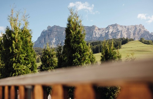 Badia Apartamento | Apartamento 'Ciasa Willy Conturines' con vistas a la montaña, balcón y Wi-Fi