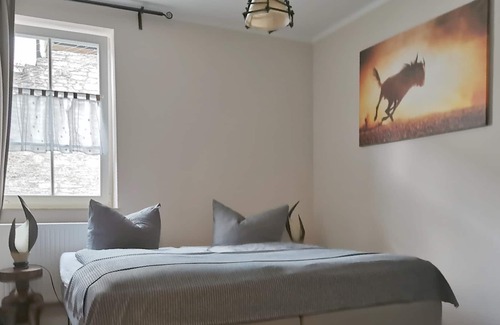 Mühlhausen Apartamento | Apartamento "City-Apartments Fewo Kapstadt" con piscina, jardín y Wi-Fi