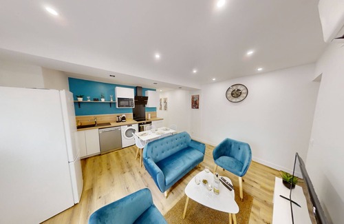 Le Mee-sur-Seine Apartamento | Apartment 'Cosy Calm Seine Riverside Garden' with Balcony and Wi-Fi