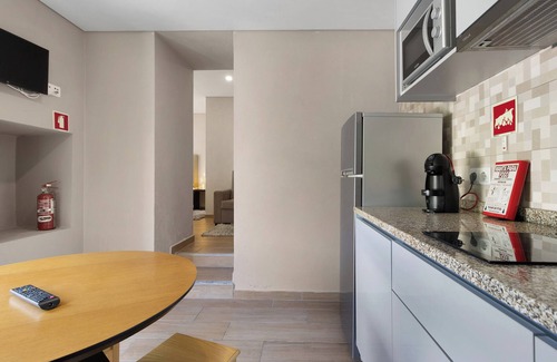 Vilar da Veiga Apartamento | Apartamento 'D' con vistas a la montaña, Wi-Fi y aire acondicionado