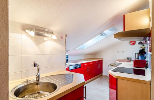 Bingen Apartamento | Apartamento 'Dachwohnung Schneider Bingen' con balcón, Wi-Fi y aire acondicionado