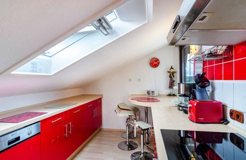 Bingen Apartamento | Apartamento 'Dachwohnung Schneider Bingen' con balcón, Wi-Fi y aire acondicionado