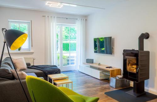 Olpe Apartamento | Apartment DaVinci - Sauna, Kamin, Garten, E-Bikes