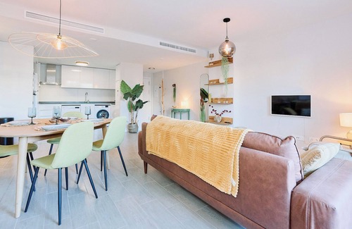 El Morche Apartamento | Apartamento 'Db01 Duna Beach Casa Zen' con piscina compartida, Wi-Fi y aire acondicionado