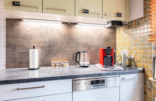 Bietigheim-Bissingen Apartamento | Apartamento 'Auszeit' con terraza compartida y Wi-Fi