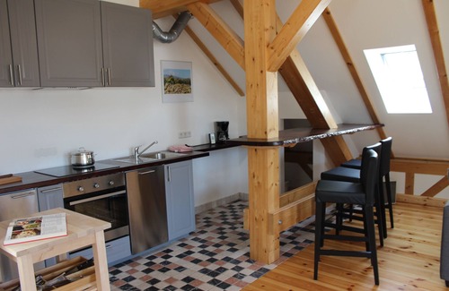 Petershagen Apartamento | Apartamento en Village Green, cerca de Berlín, en el histórico pueblo posada Petershagen