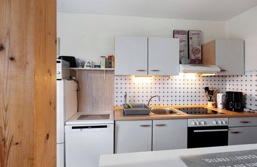 Hedwigenkoog Apartamento | Apartamento 'Deichblick 3' con jardín y balcón compartidos