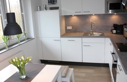 Vollerwiek Apartamento | Apartamento Deichblick - Haus Deichblick