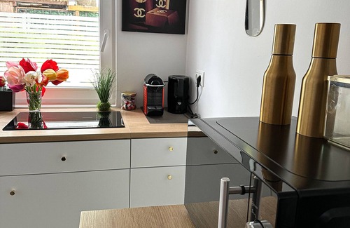 Duisburg Sud Apartamento | Apartamento 'Deluxe Appartement Mit Terrasse' con terraza compartida y Wi-Fi