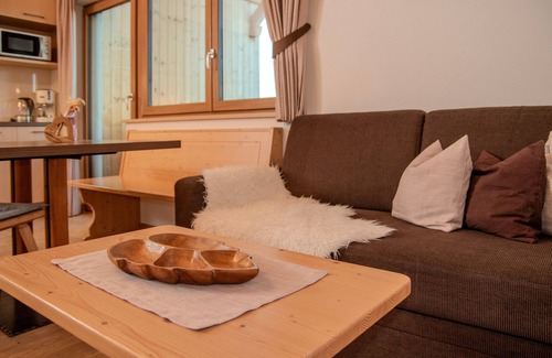 Villandro Apartamento | Apartamento 'Dolomiten' con vistas a la montaña, jardín compartido y Wi-Fi