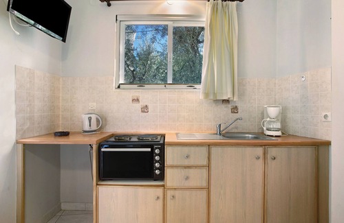 Limni Keri Apartamento | Apartamento "Dolphin Apartment 8" con balcón privado, jardín compartido y Wi-Fi