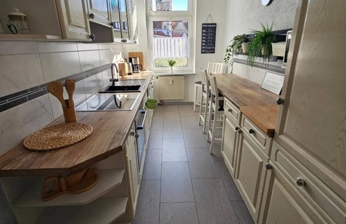 Naumburg Apartamento | Apartment Domblick - apartment/apartment, shower, WC, 2 bedrooms