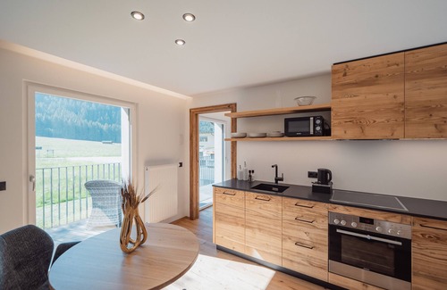 Prateria Apartamento | Apartamento 'Edelweiß' con vistas a la montaña, terraza compartida y Wi-Fi
