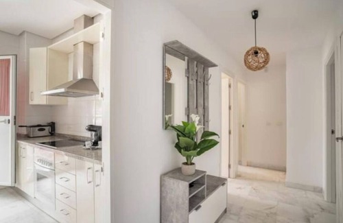 Isla Cristina Apartamento | Apartamento El Mirador del Cantil cerca de la playa con piscina compartida y aire acondicionado