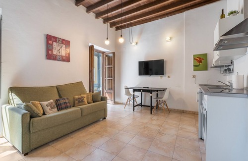 Albaicín Apartamento | Apartamento 'Elvira Apartamento Centro Albaicín' con Balcón, Wi-Fi y Aire Acondicionado