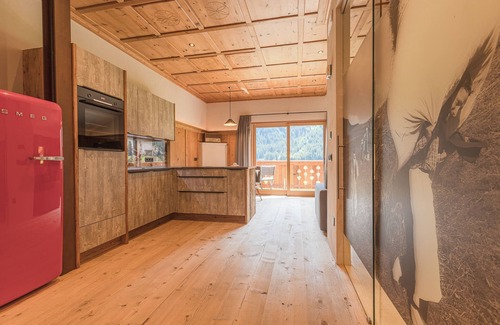 Valle di Casies Apartamento | Apartamento 'Erle' con vistas a la montaña, terraza compartida y Wi-Fi