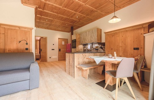 Valle di Casies Apartamento | Apartamento 'Erle' con vistas a la montaña, terraza compartida y Wi-Fi