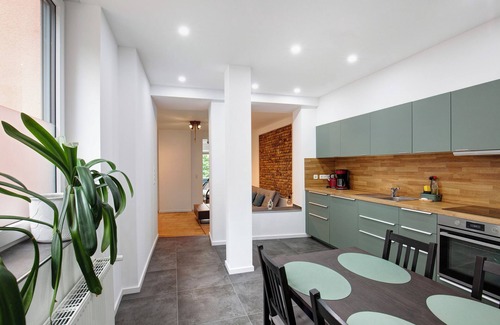 Mainz-Bingen Apartamento | Apartamento 'Ferienwohnung Rheinschlendern' con terraza compartida y Wi-Fi