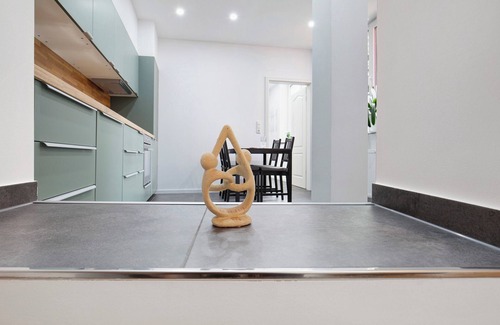 Mainz-Bingen Apartamento | Apartamento 'Ferienwohnung Rheinschlendern' con terraza compartida y Wi-Fi