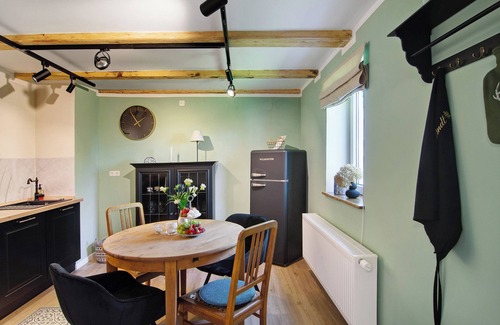 Wollershausen Apartamento | Apartamento 'Ferienwohnung Seelenruhig' con terraza privada, jardín compartido y Wi-Fi