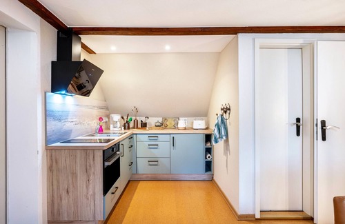 Nordstrand Apartamento | Apartamento 'Ferienwohnung Nis Puk' con terraza privada, jardín compartido y Wi-Fi