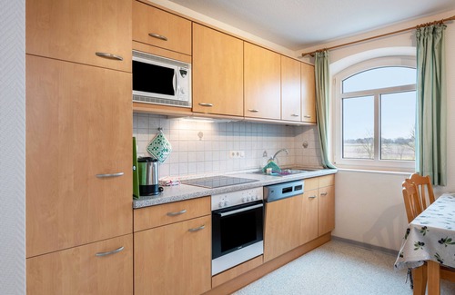 Suderdeich Apartamento | Apartamento 'Ferienwohnung Grün' con terraza compartida, jardín compartido y Wi-Fi