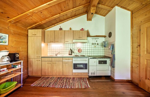 San Pancrazio Apartamento | Apartamento 'Ferienwohnung Bergblick' con vistas al lago, terraza privada y jardín privado