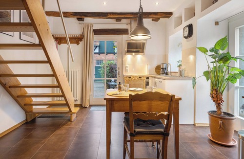 Emmerthal Apartamento | Apartamento 'Ferienwohnung Fachwerk-Home' con terraza privada