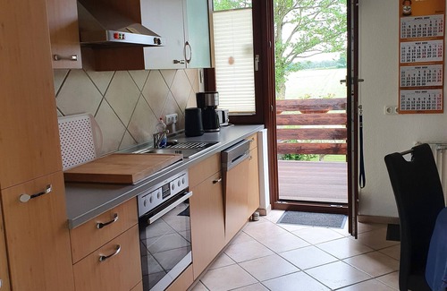 Langwedel Apartamento | Apartamento 'Ferienwohnung In Etelsen' con balcón y Wi-Fi