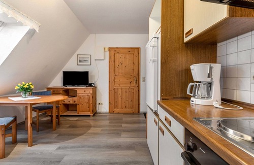 Bordelum Apartamento | Apartamento 'Ferienwohnung 3 Störche' con jardín compartido y Wi-Fi