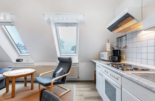 Bordelum Apartamento | Apartamento 'Ferienwohnung 4 Schwalben' con jardín compartido y Wi-Fi