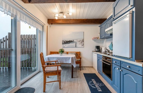 Bordelum Apartamento | Apartamento 'Ferienwohnung 2 Gänse' con jardín compartido y Wi-Fi