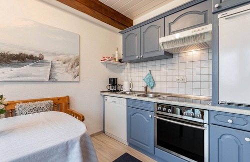 Bordelum Apartamento | Apartamento 'Ferienwohnung 2 Gänse' con jardín compartido y Wi-Fi