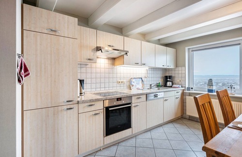 Hallig Langeneß Apartamento | Apartamento 'Ferienwohnung Sylt' con vistas al mar, terraza compartida y Wi-Fi