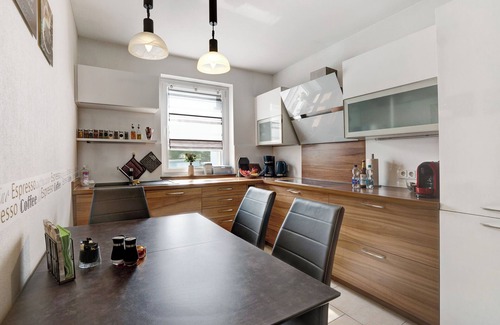 Radeberg Apartamento | Apartamento 'Ferienwohnung' con terraza compartida y Wi-Fi